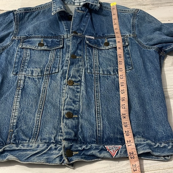 Guess Vintage Denim Jean Jacket Size Medium - Picture 12 of 12